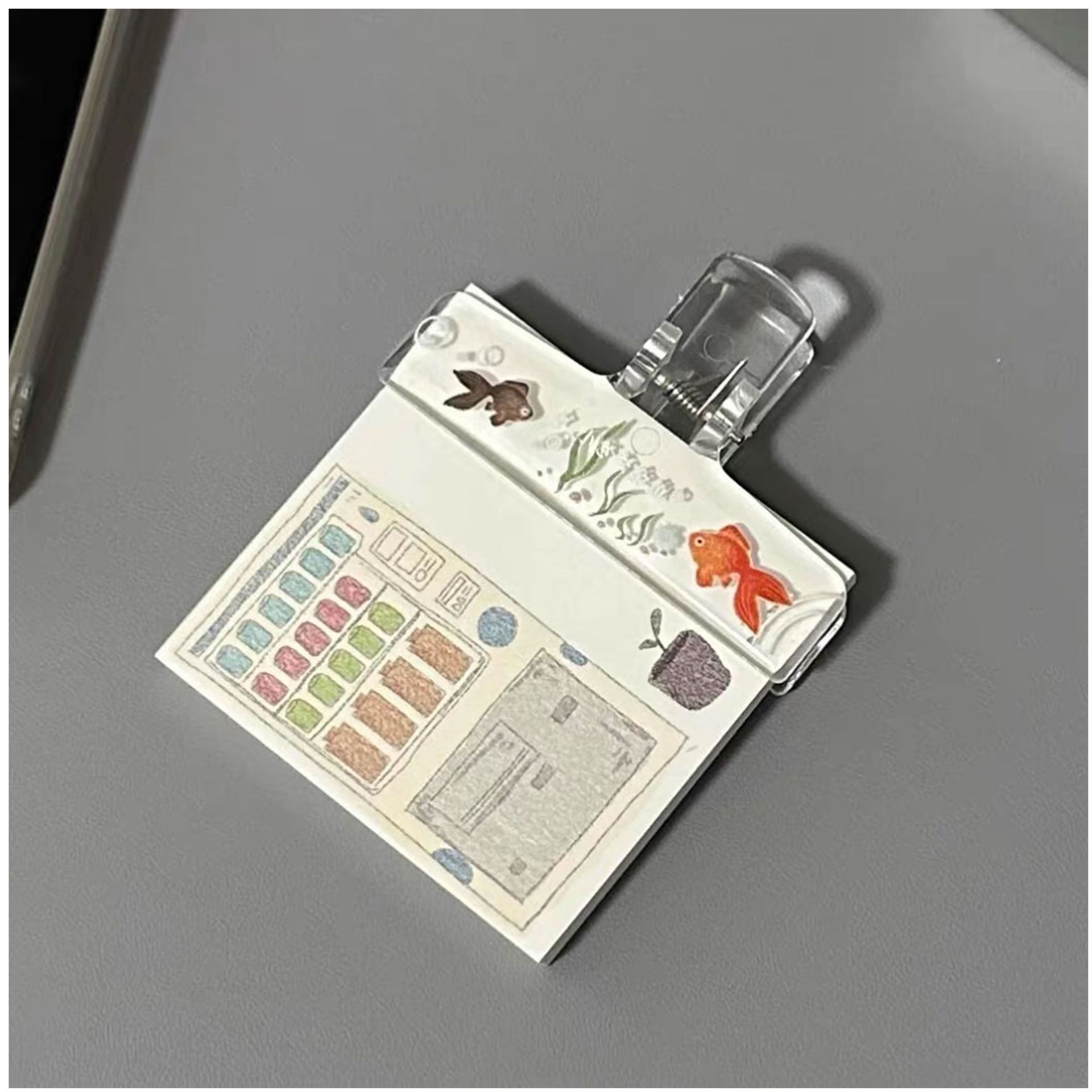 Binder Clip Assorted - Transparent Acrylic Binder Clips 1PC Large