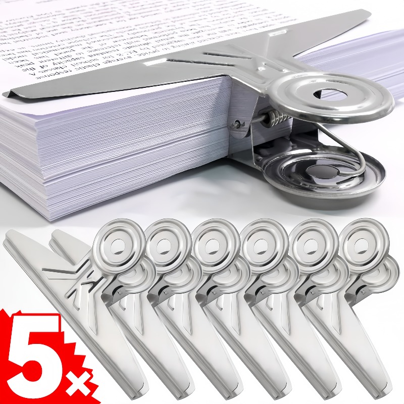 Binder Clip Assorted - Extra Large Bulldog Paper Binder Clips