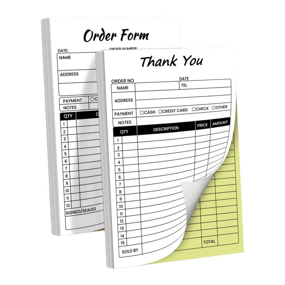 Carbon Copy Book - 100 Sheets Thank You Receipt Book