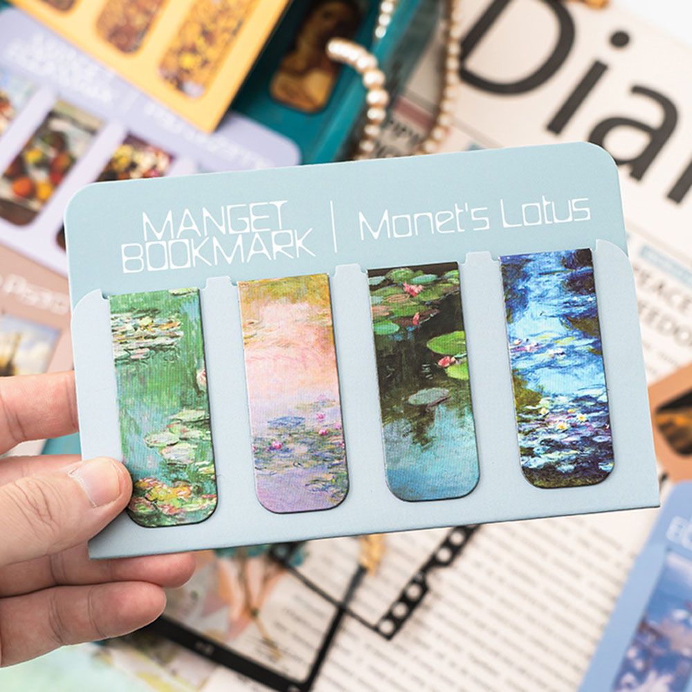 4pcs Artistic Magnetic Bookmar - Paperclip Magnetic Set review and price