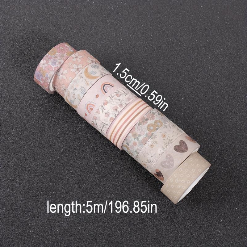 1Set 10Rolls Gentle Style Wash - Washi Tape Set review and price