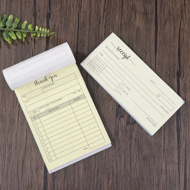 Business Sales Invoice Receipt - Carbon Copy Book review and price