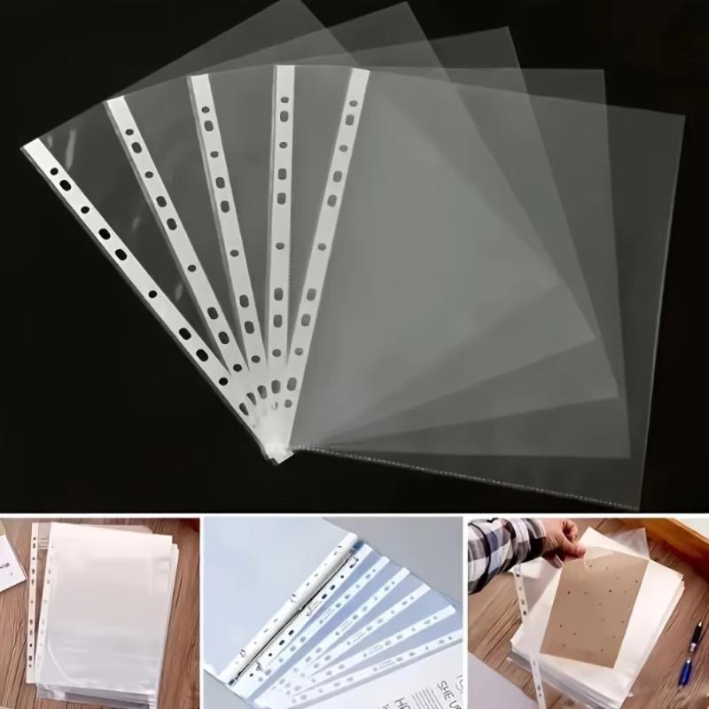 100pcs Clear A4 Plastic File F - Binder Clip Assorted review and price