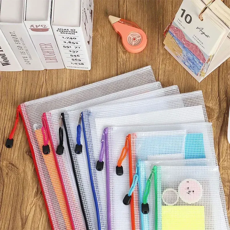 A3/A4/A5/A6 Mesh Zipper Pouch  - Portfolio Folder Zip review and price