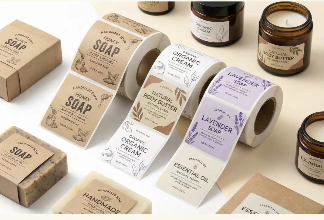 Custom Eco-Friendly Kraft Pape - Sticker Label Roll review and price