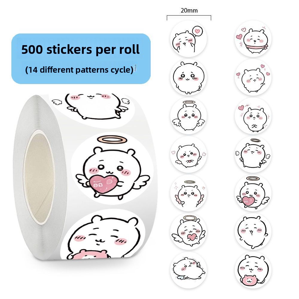 jiyi Stickers Roll 500 Pcs Kaw - Sticker Label Roll review and price