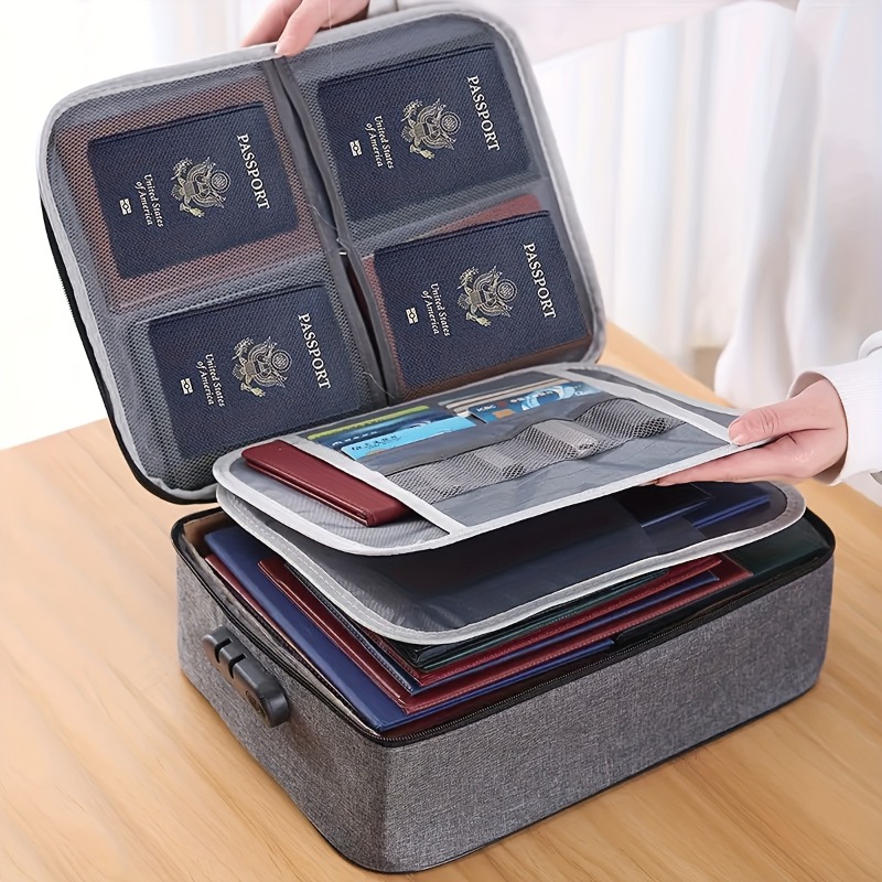 Lockable File Storage Bag,3-La - Portfolio Folder Zip review and price