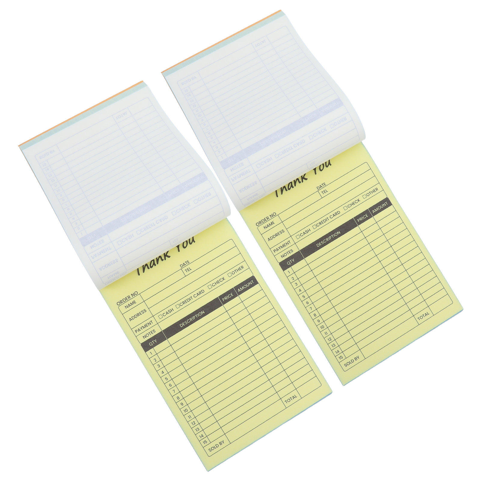 2Pcs 2-Part Receipt Book with  - Carbon Copy Book review and price