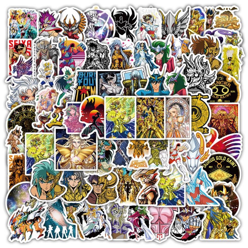 101Pcs Saint Seiya Anime Stick - Stationery Office review and price