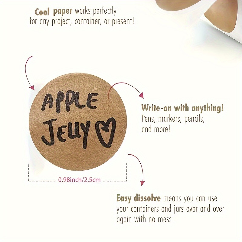 500pcs/rolls Sticker Round Pas - Sticker Label Roll review and price