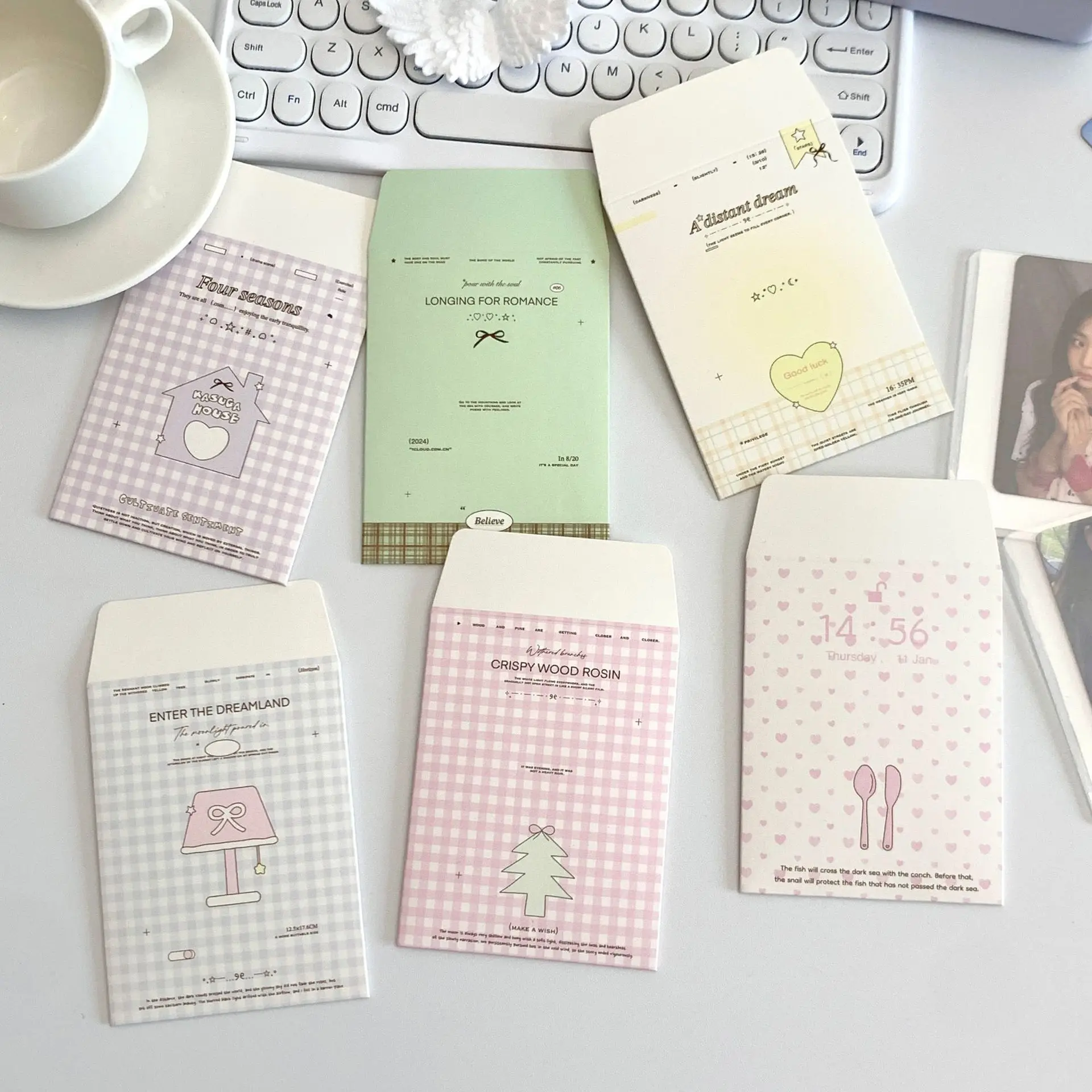 6pcs Card Sleeve Envelope Bag  - Letter Envelope Kraft review and price