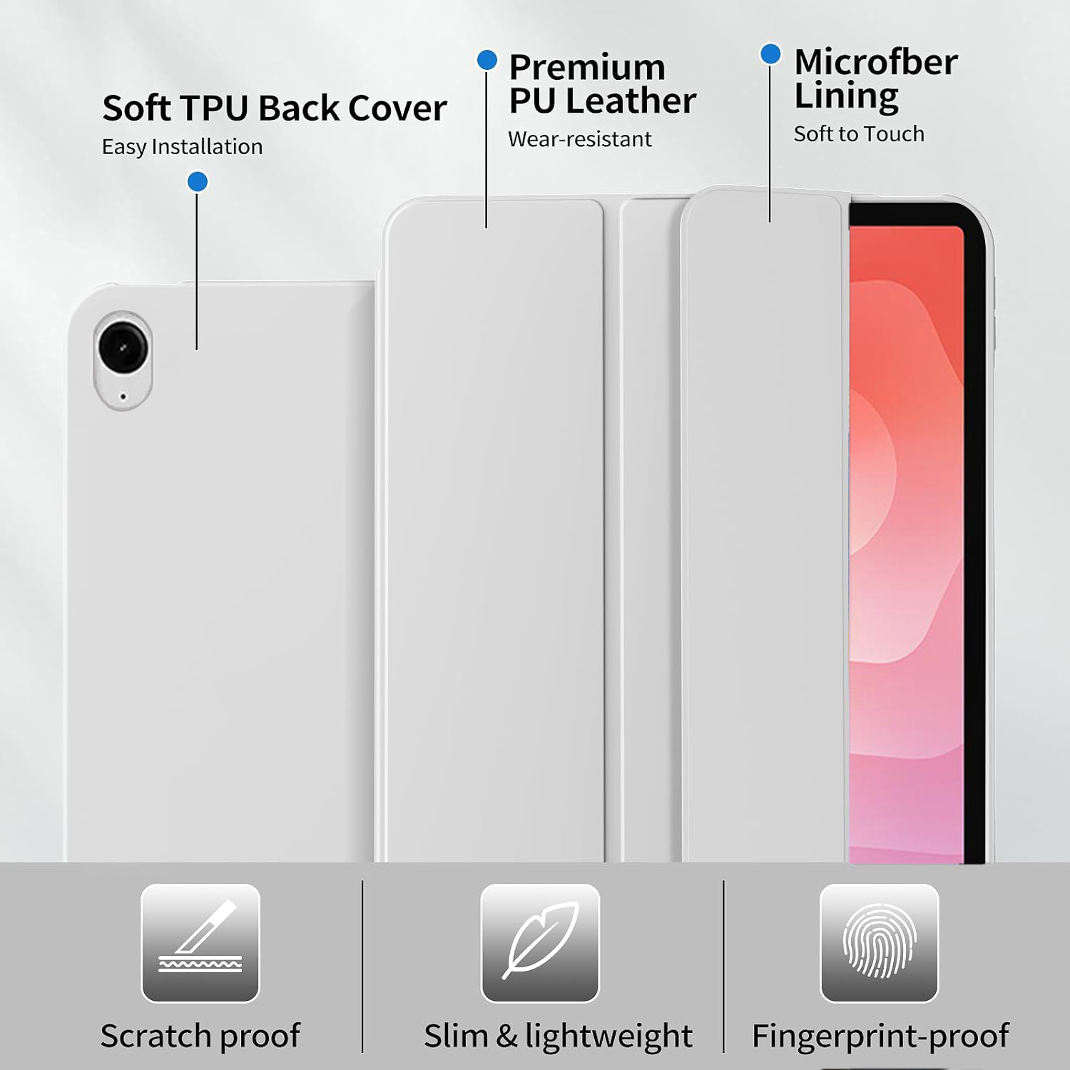 Tri-fold Flip Case For Samsung - Sticky Note Cube review and price