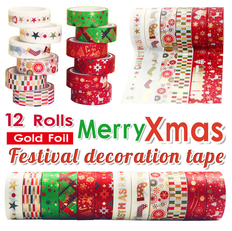 60 Meter Christmas Washi Tapes - Washi Tape Set review and price
