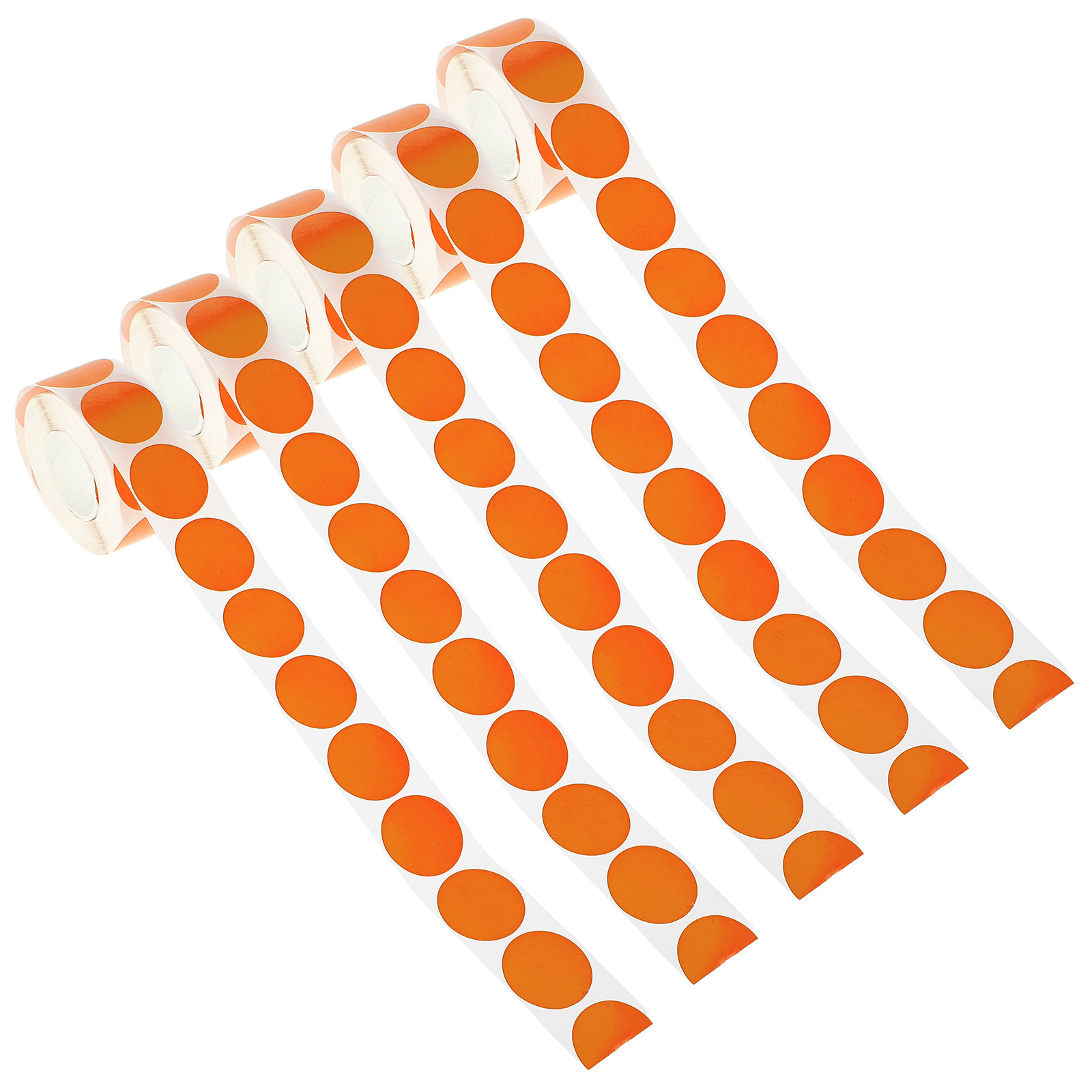 5 Rolls Round Sticker Labels B - Sticker Label Roll review and price