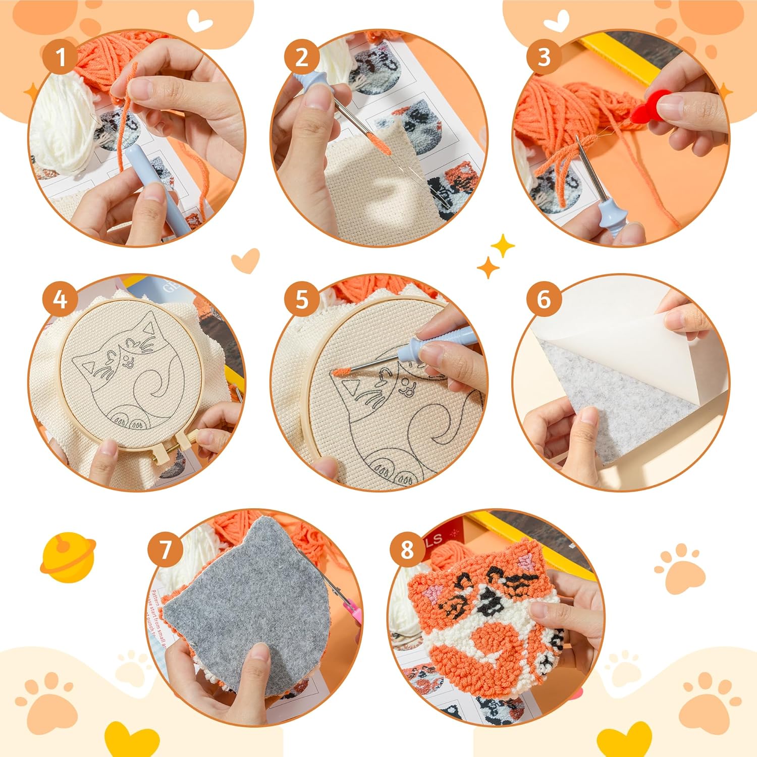 6pcs Punch Needle Embroidery K - Graph Paper Pad review and price