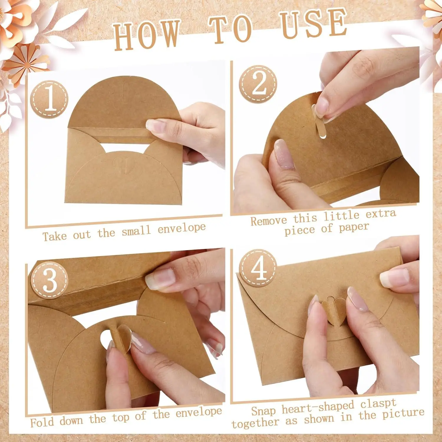 50pcs/lot 10.5X7cm Envelope Po - Letter Envelope Kraft review and price