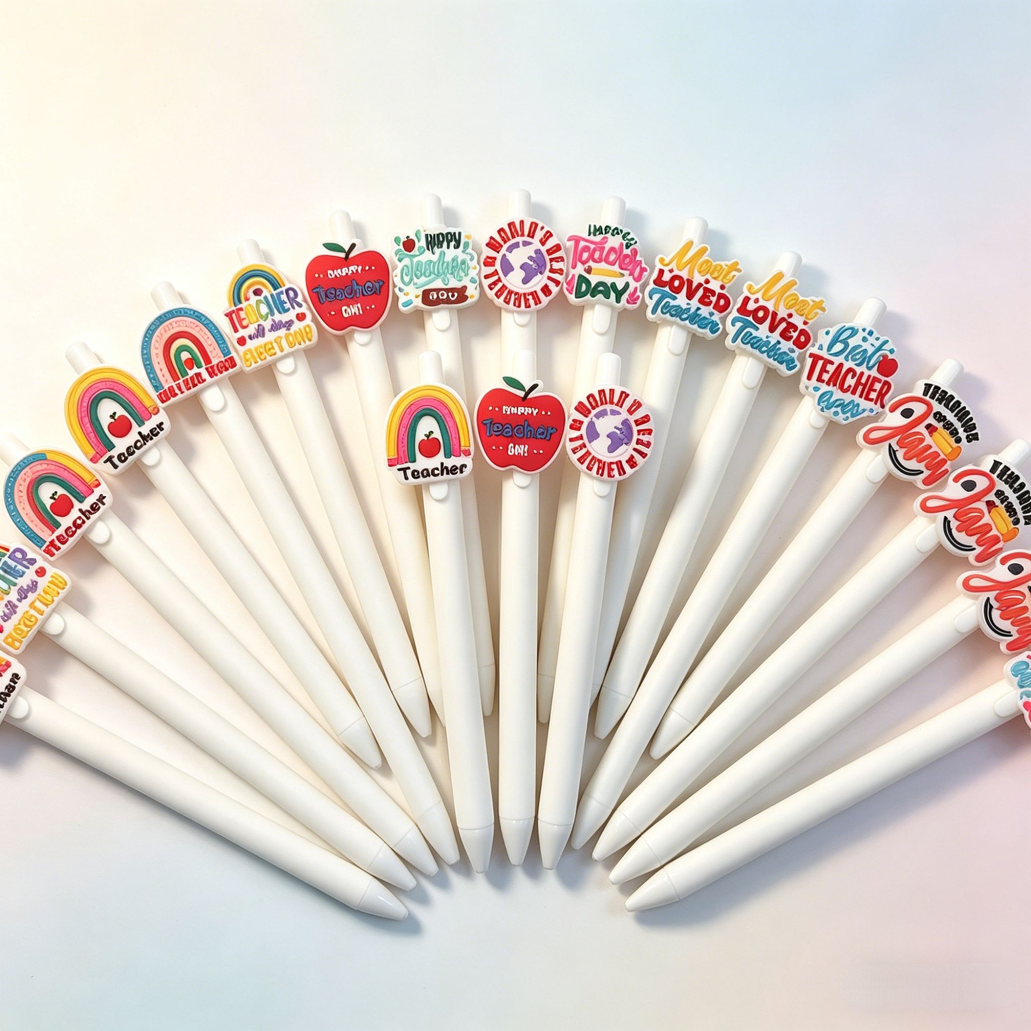 10Pcs Teacher Themed Gel Pens  - Stationery Office review and price