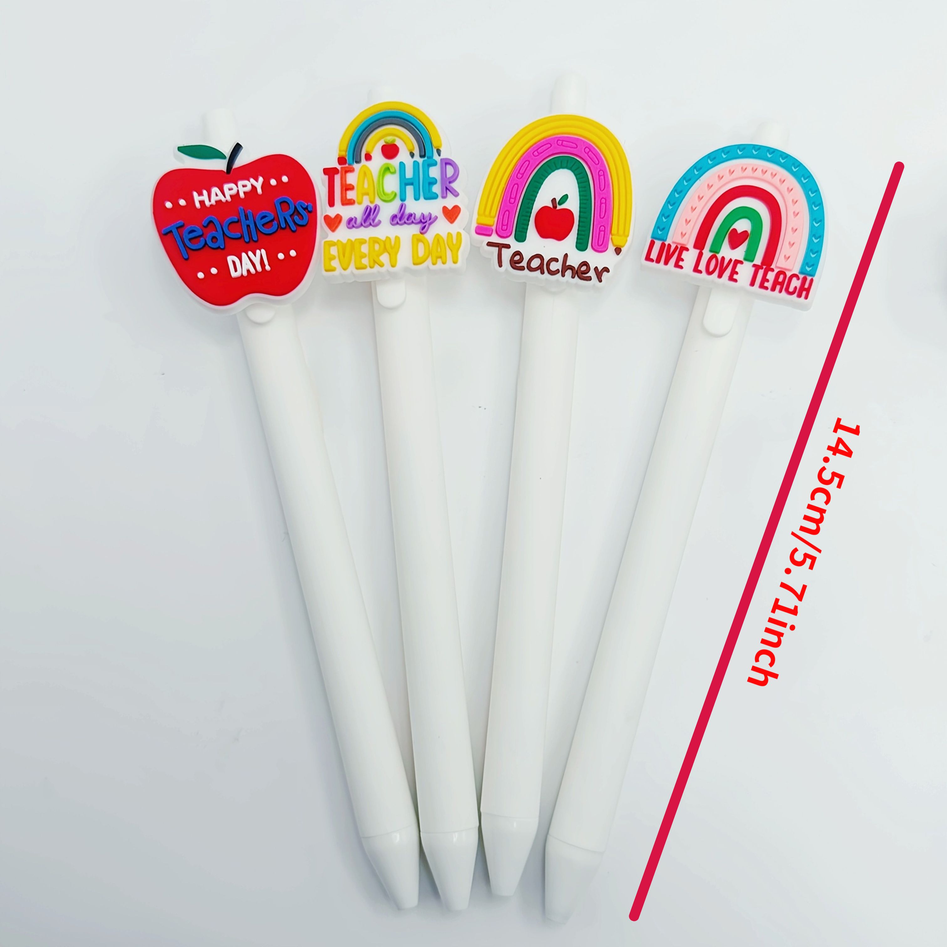 10Pcs Teacher Themed Gel Pens  - Stationery Office review and price