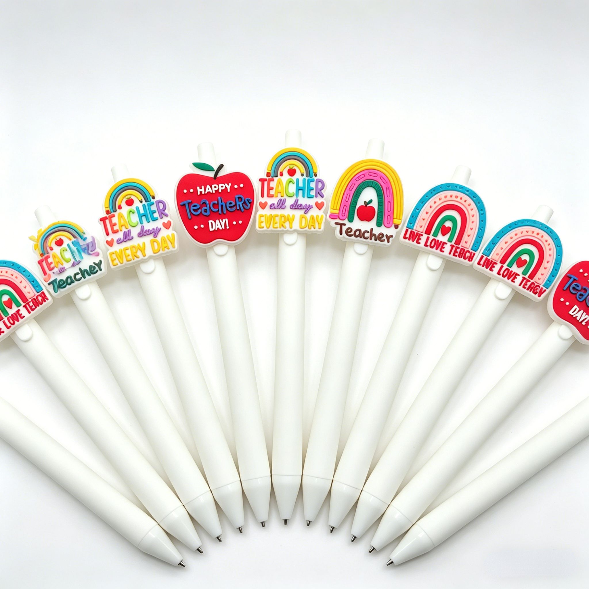 10Pcs Teacher Themed Gel Pens  - Stationery Office review and price