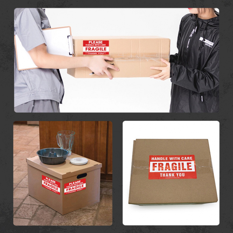 250Paste/Roll Fragile English  - Sticker Label Roll review and price