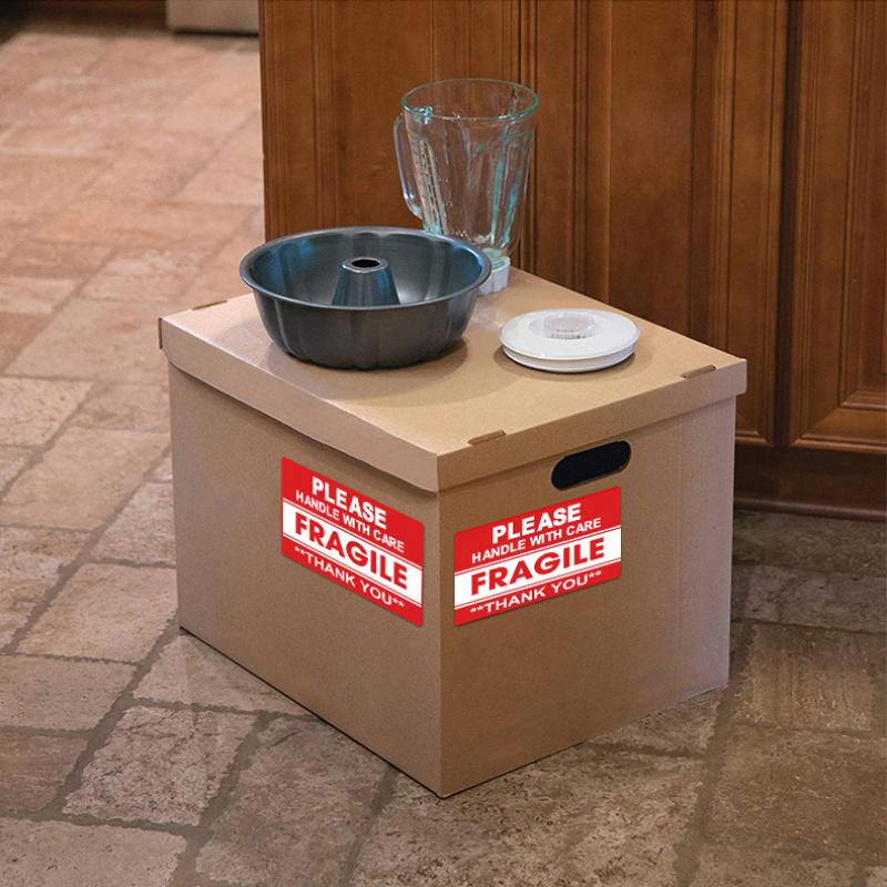 250Paste/Roll Fragile English  - Sticker Label Roll review and price