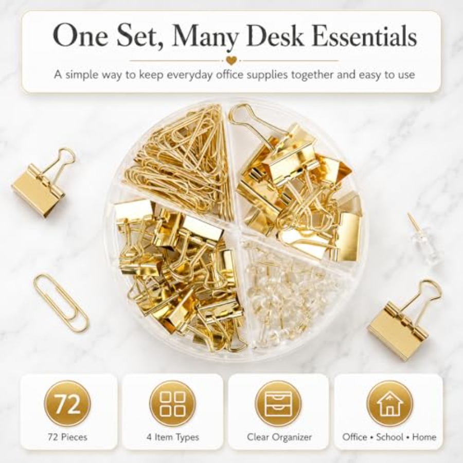 Paper Binder and Clips Set, Me - Binder Clip Assorted review and price