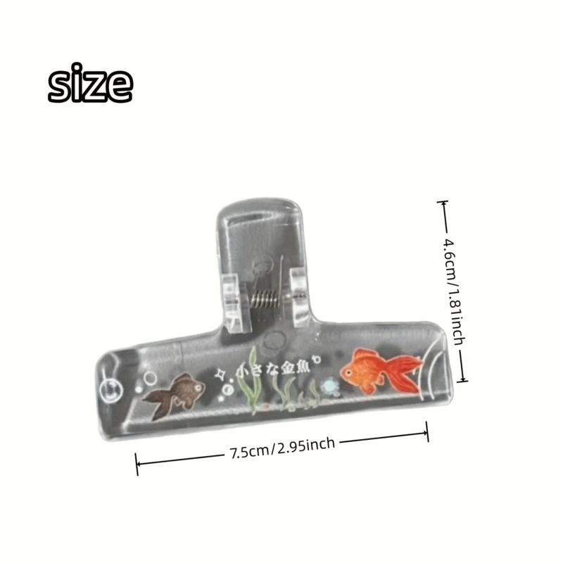 1PC Transparent Acrylic Goldfi - Binder Clip Assorted review and price