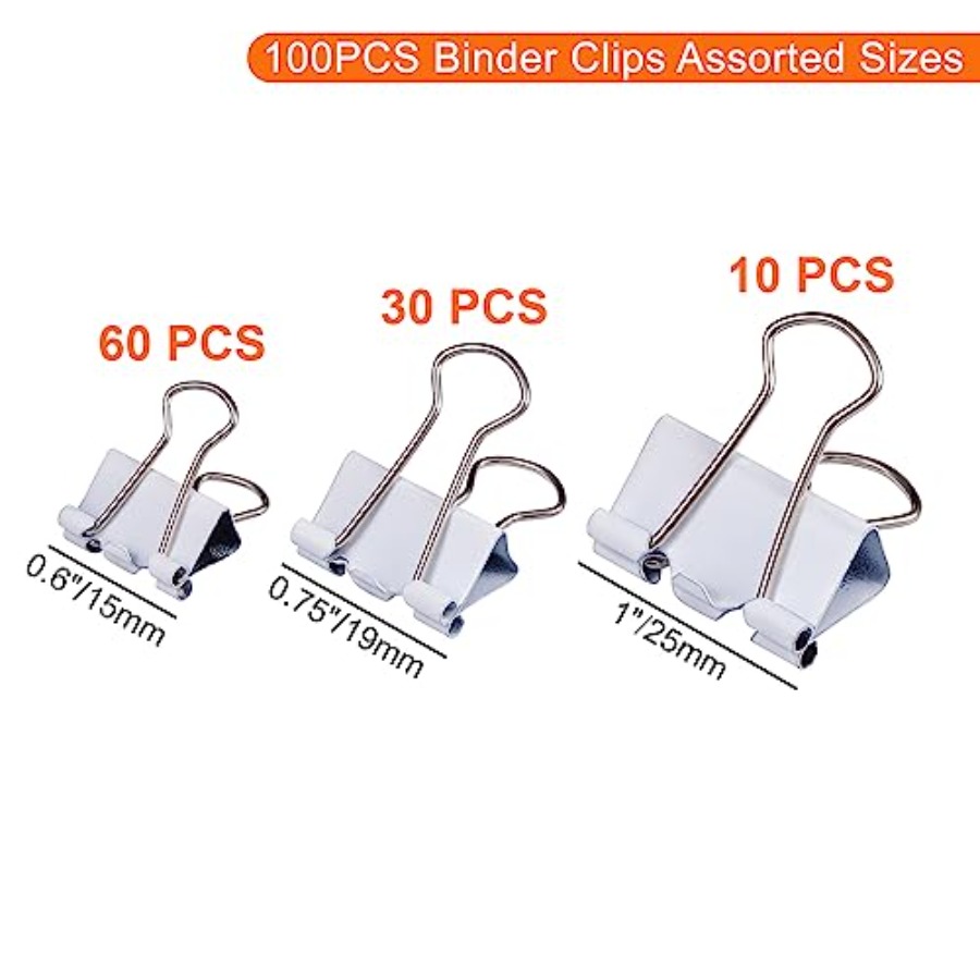 Binder Clips Assorted Sizes, W - Binder Clip Assorted review and price
