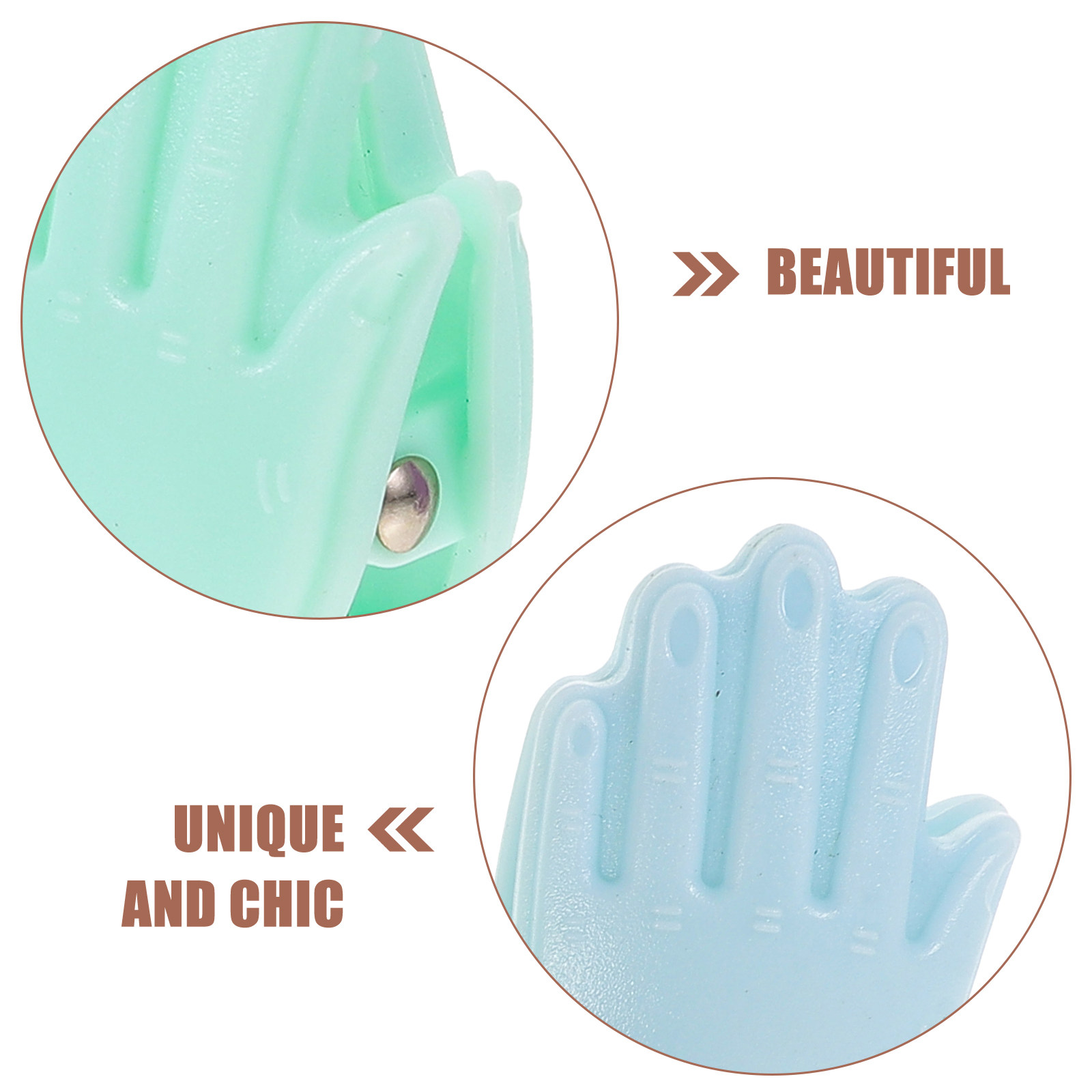 16Pcs Creative Hand Shape Bind - Binder Clip Assorted review and price