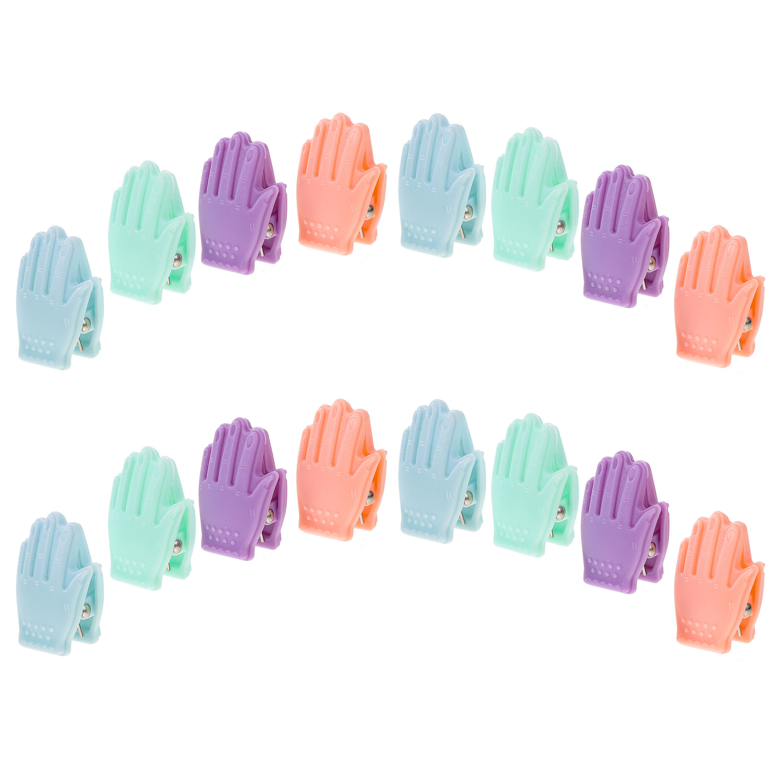 16Pcs Creative Hand Shape Bind - Binder Clip Assorted review and price