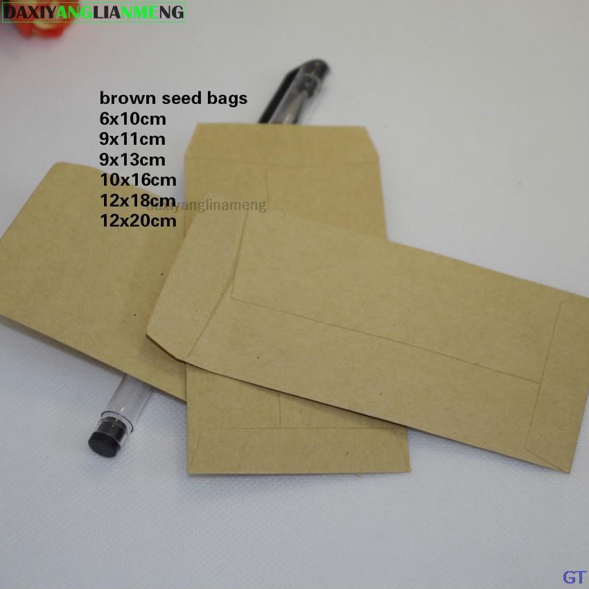 100pcs 6*10 10*16 9*1312*20cm  - Letter Envelope Kraft review and price