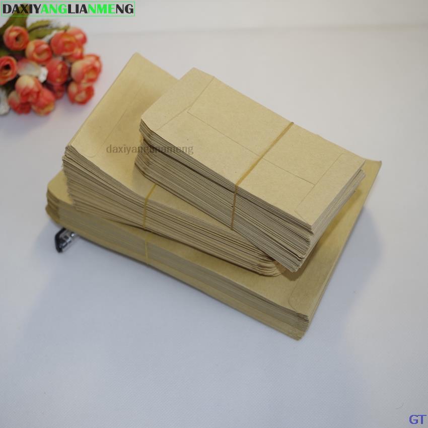 100pcs 6*10 10*16 9*1312*20cm  - Letter Envelope Kraft review and price