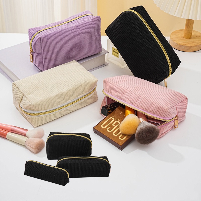 4pcs Durable Corduroy Storage  - Ideal Stationery & Office Supply review and price