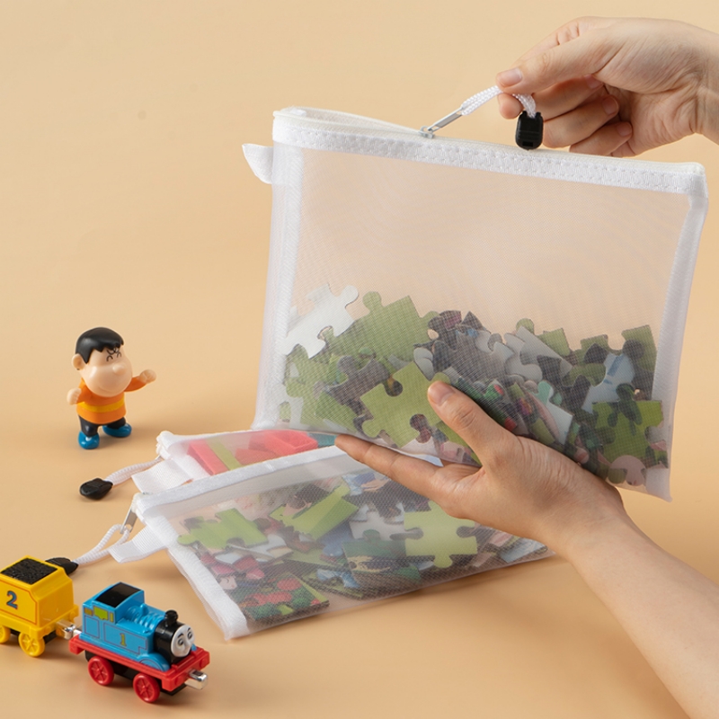 1-30 PCS Mesh Zipper File Bag  - Portfolio Folder Zip review and price