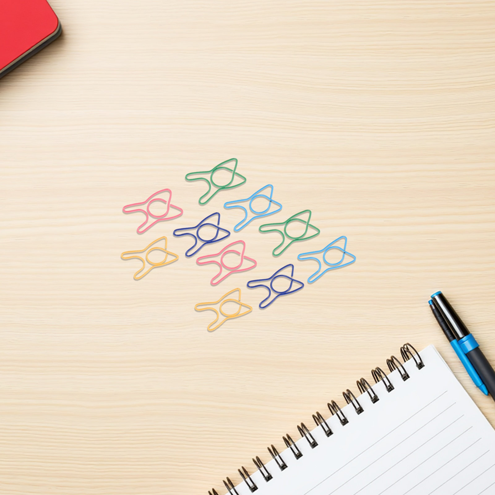 100Pcs Colorful Tooth Shaped P - Binder Clip Assorted review and price