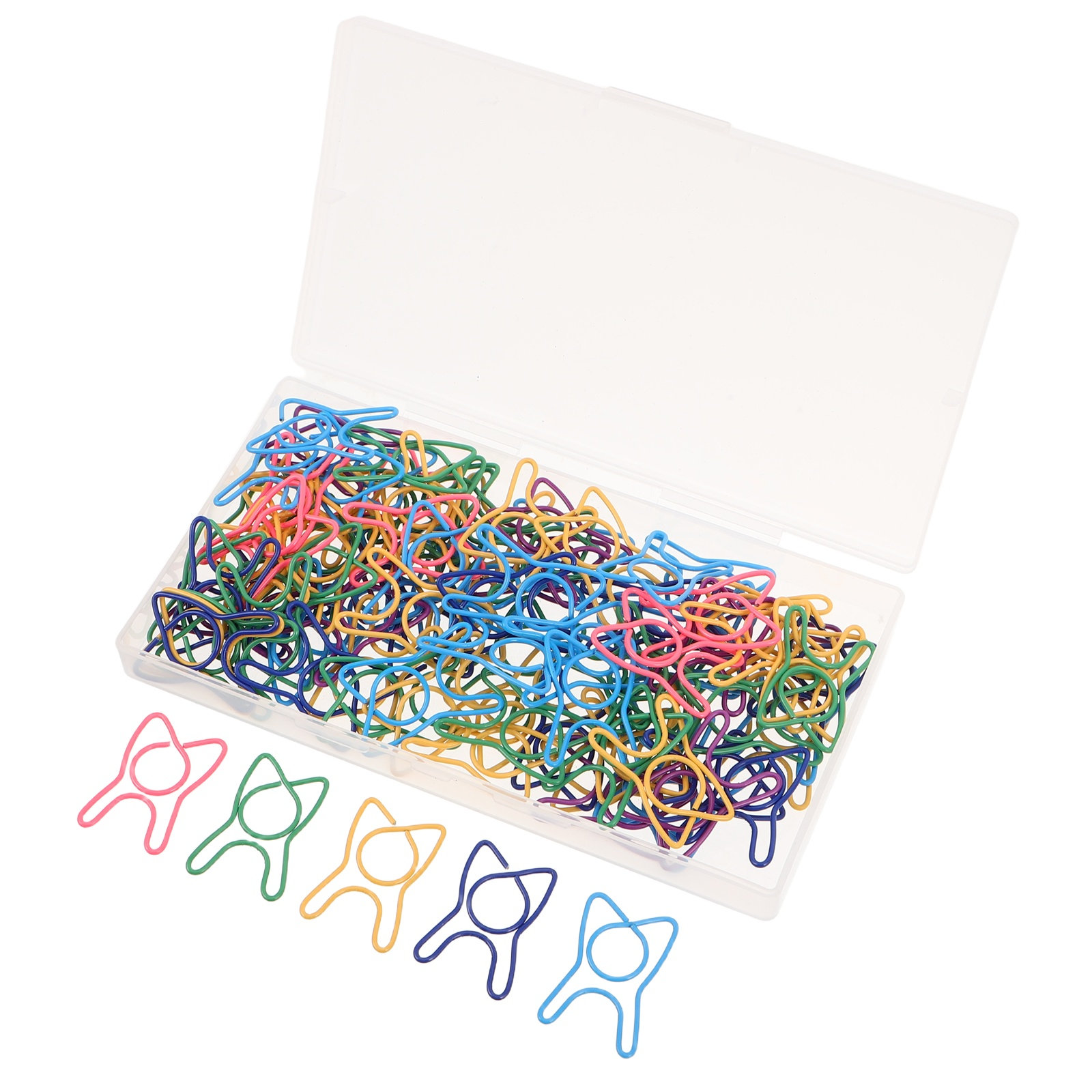 100Pcs Colorful Tooth Shaped P - Binder Clip Assorted review and price