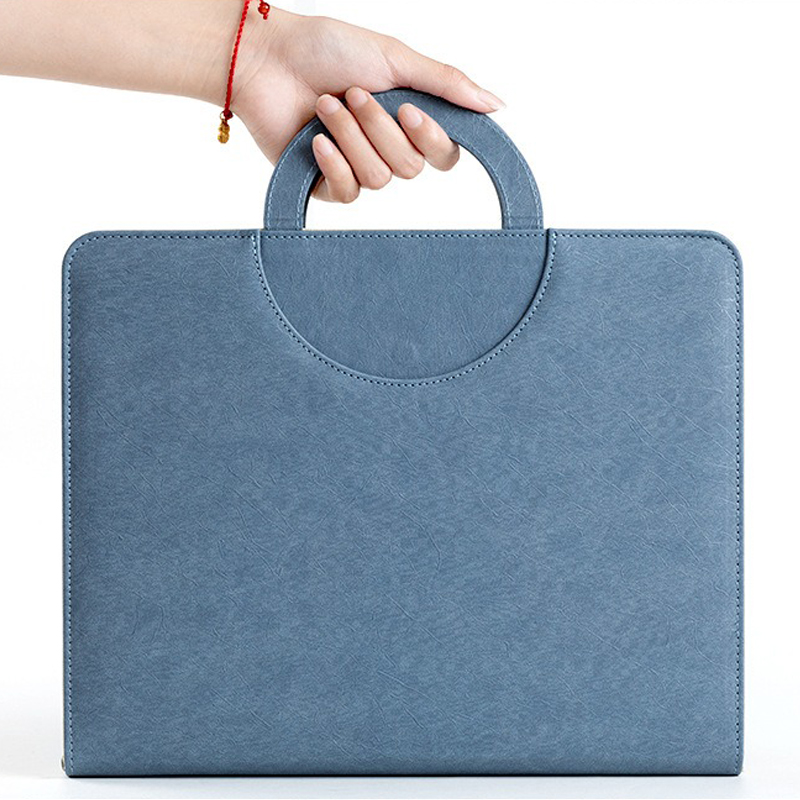 Multifunctional A4 PU Leather  - Binder Clip Assorted review and price