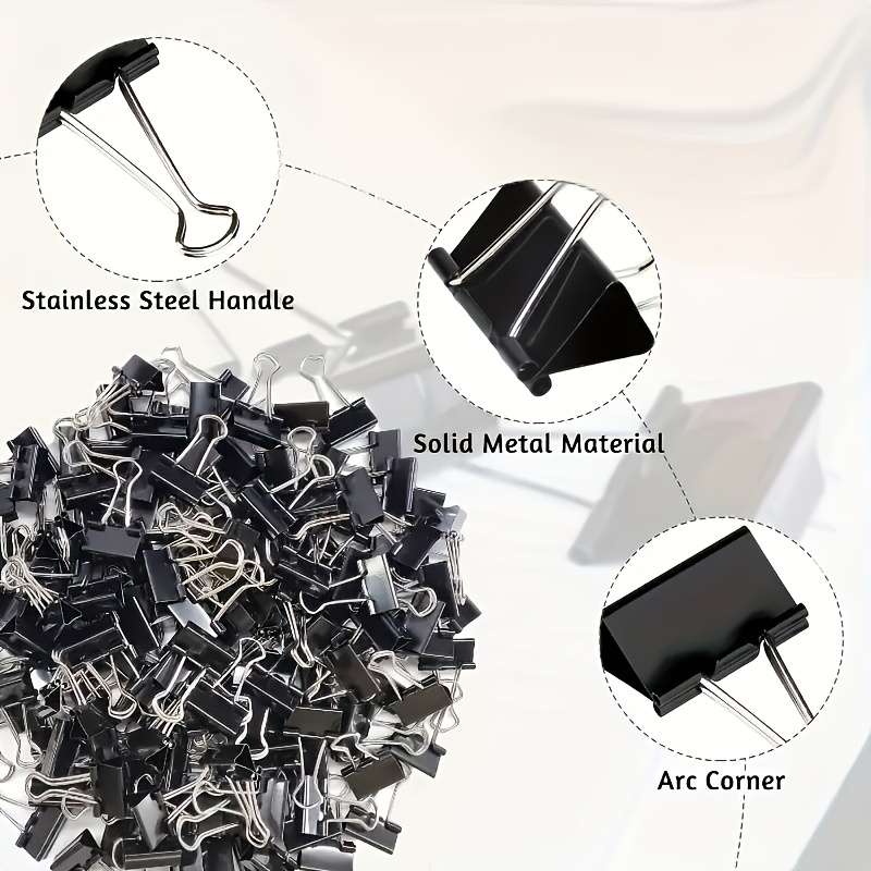 Colored & Black Binder Clips O - Binder Clip Assorted review and price