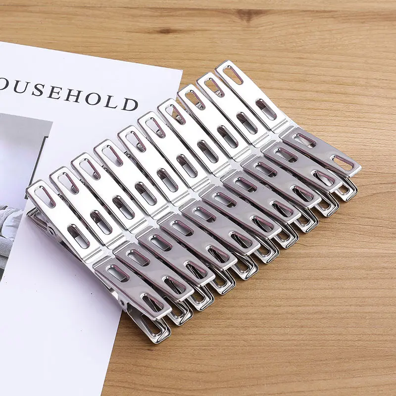 20pcs Stainless Steel Flat Mou - Binder Clip Assorted review and price
