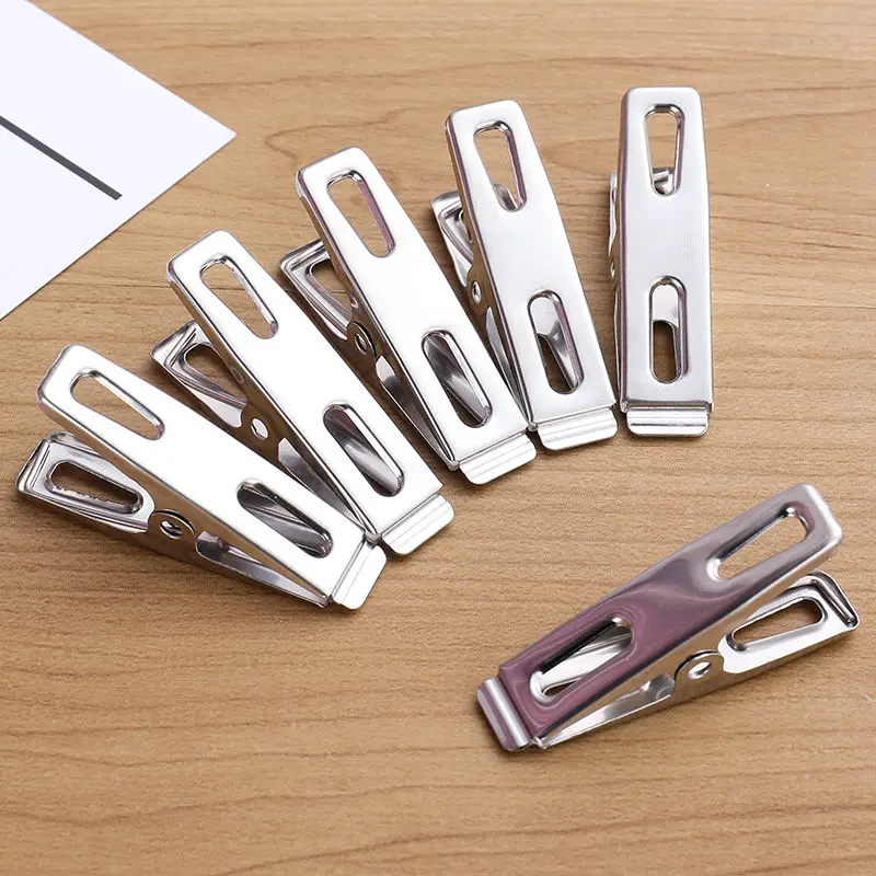 20pcs Stainless Steel Flat Mou - Binder Clip Assorted review and price