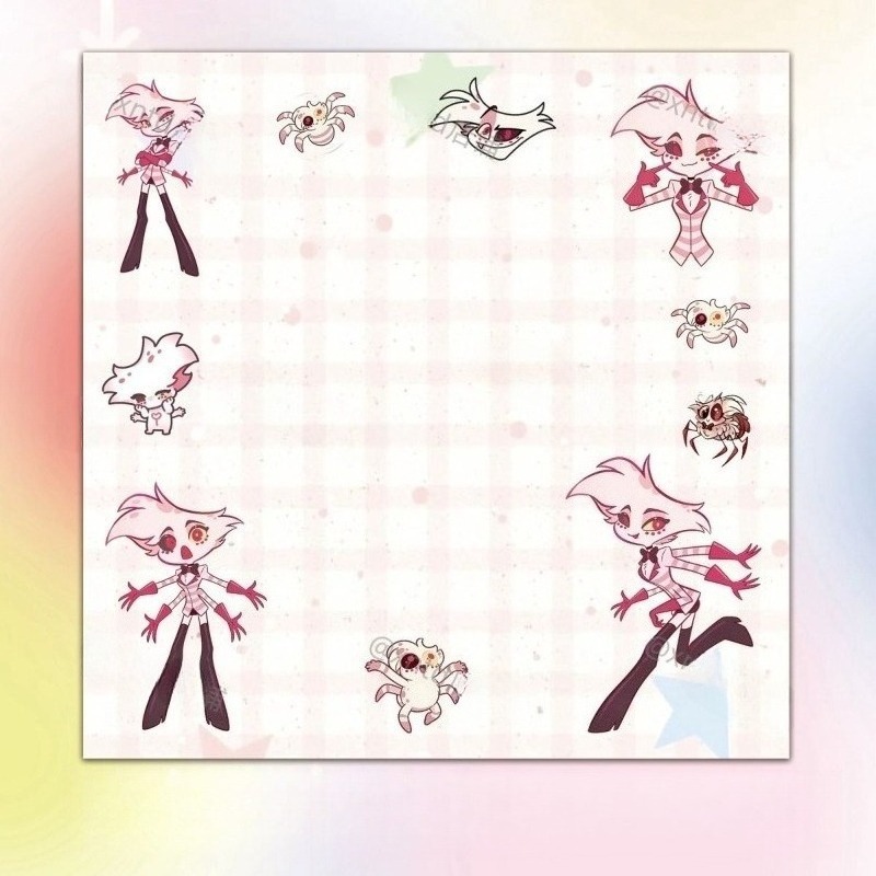 4Pcs Hazbin Hotel Zestial & Al - Stationery Office review and price