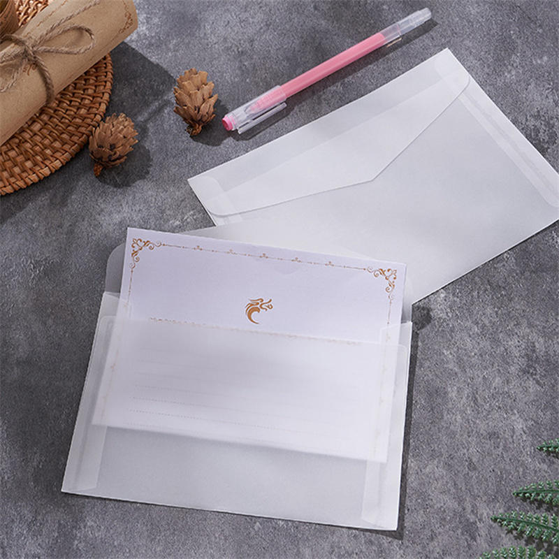 50pcs/lot Blank Translucent En - Letter Envelope Kraft review and price