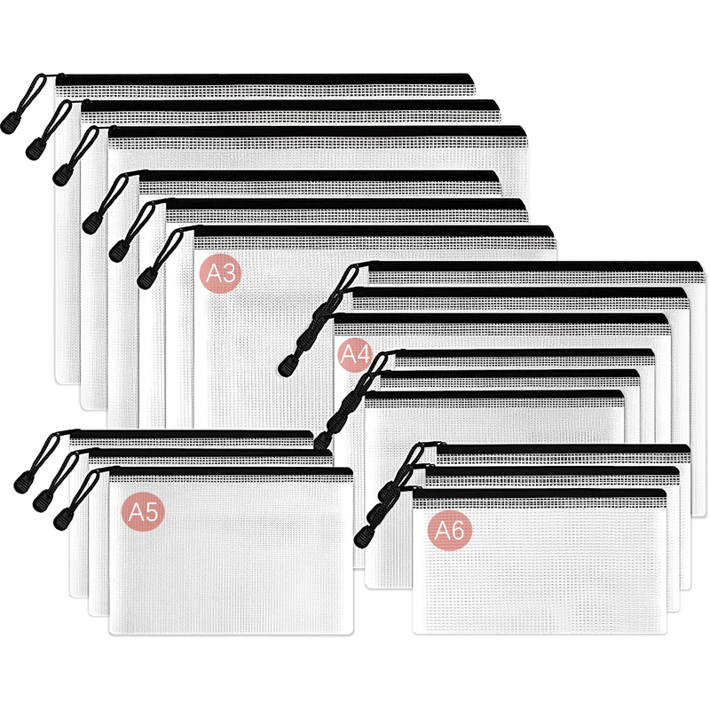 Mesh Zipper Storage Bags Docum - Portfolio Folder Zip review and price