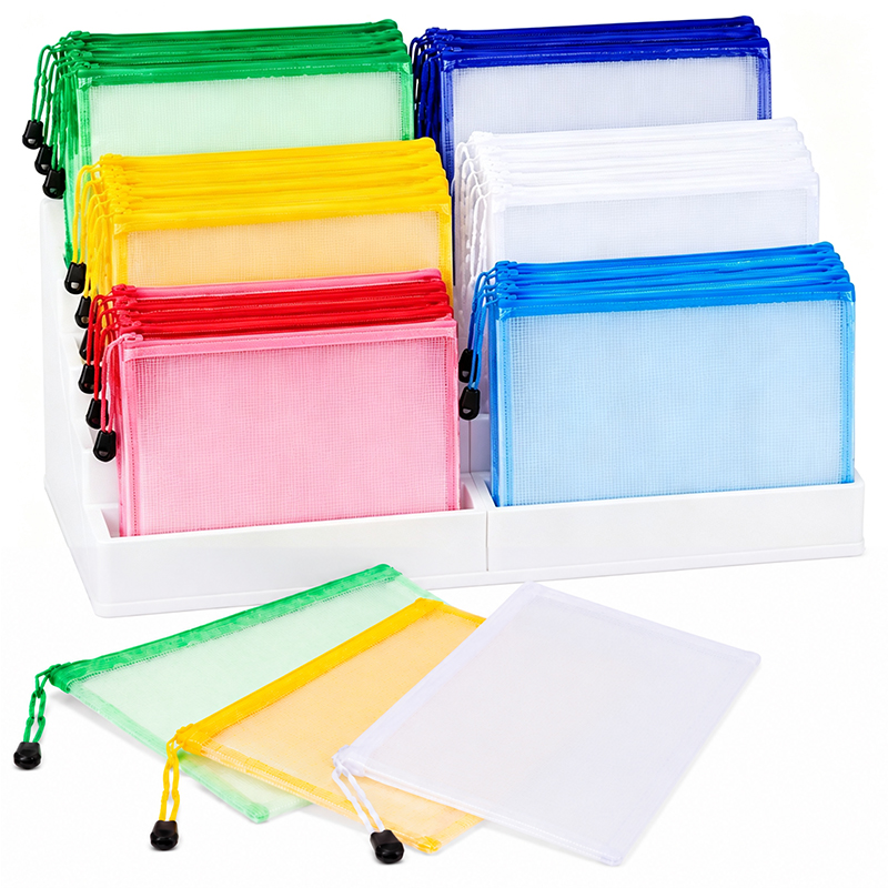 5/20PCS A4/A5 Mesh Zipper Pouc - Portfolio Folder Zip review and price