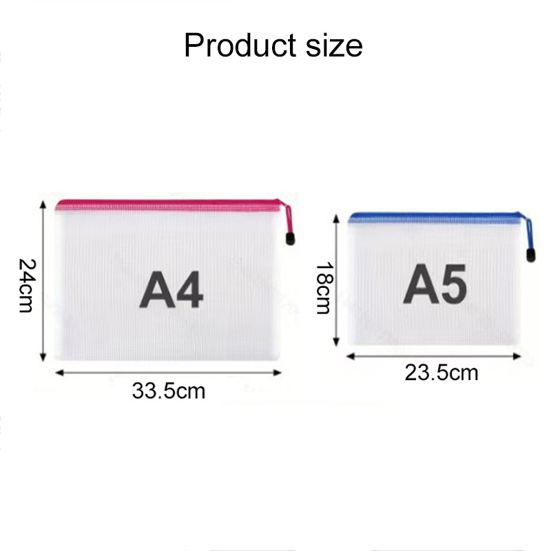 5/20PCS A4/A5 Mesh Zipper Pouc - Portfolio Folder Zip review and price