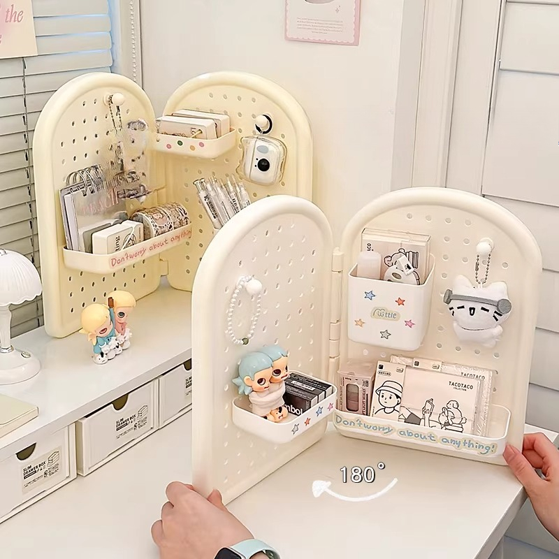 Cute Foldable Corner Pegboard  - Ideal Stationery & Office Supply review and price